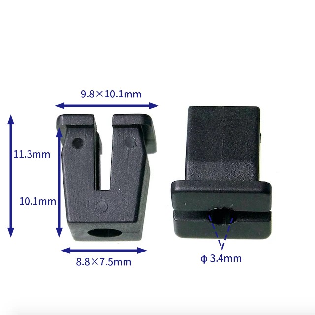 Car Clip Fastener (100/pack) Toyota:90189-00808 (Automotive Clip Fastener)