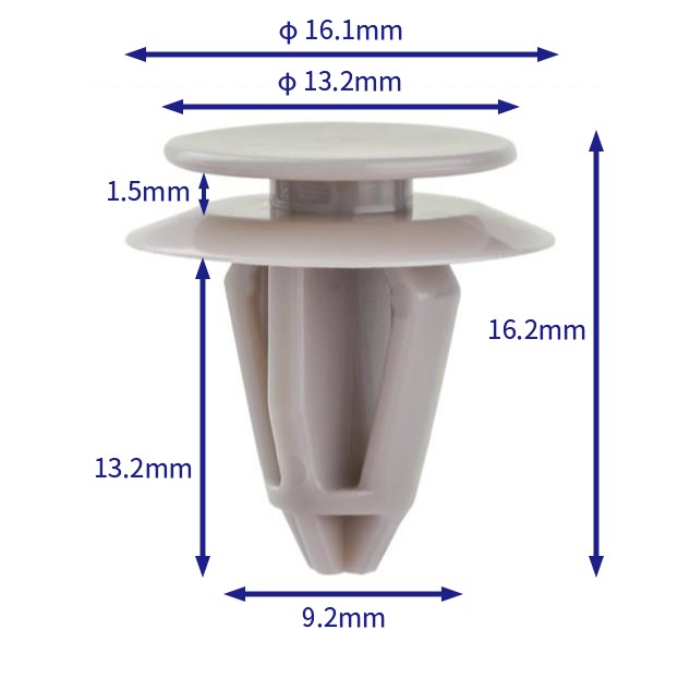 汽车卡扣紧固件(100个/包) Mercedes-Benz:A0009905792 (Automotive Clip Fastener)
