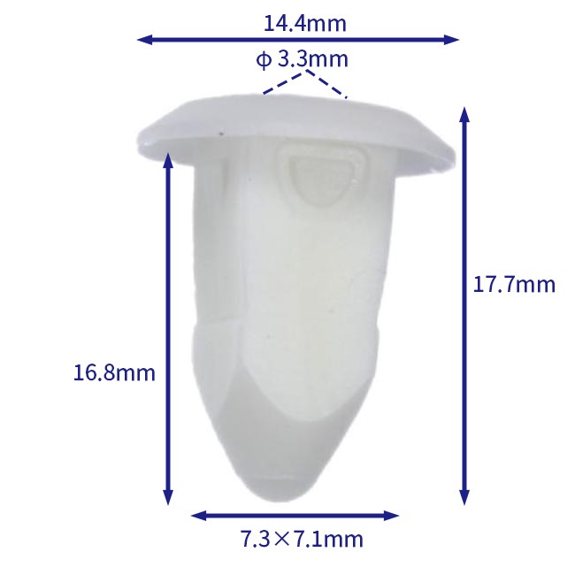 汽车卡扣紧固件(100个/包) Volkswagen (VW):N10318001 (Automotive Clip Fastener)