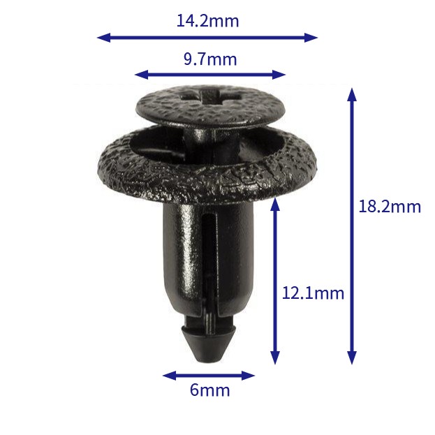 汽车卡扣紧固件(100个/包) Toyota:90467-06133-C0;90467-06133;55346-47010 (Automotive Clip Fastener)