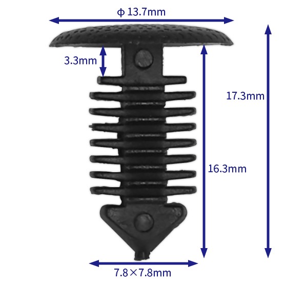 汽车卡扣紧固件(100个/包) PeugeotCitroën:896457;Opel:2226953;90328384; (Automotive Clip Fastener)