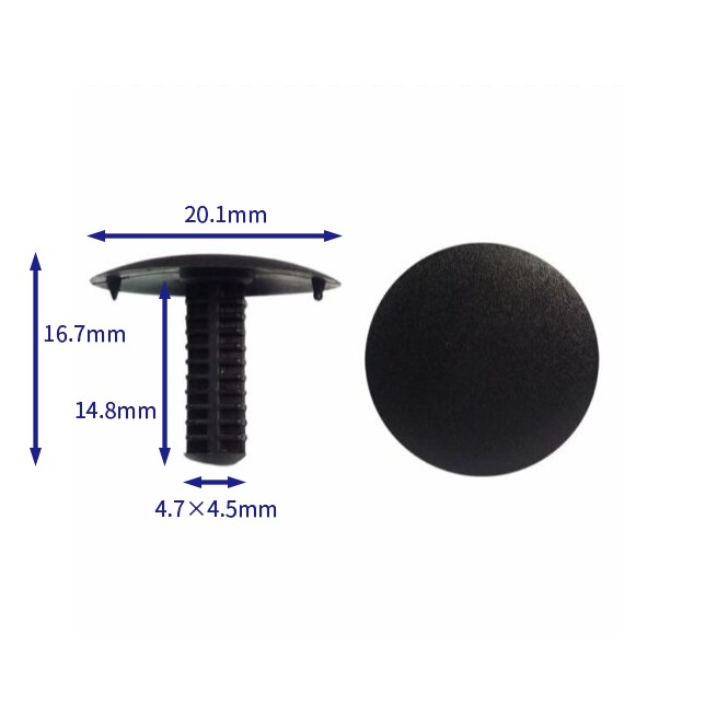 汽车卡扣紧固件(100个/包) Honda:90667-SA7-003;Nissan:89427-98070; Toyota: 90467-05021-C0 (Automotive Clip Fastener)