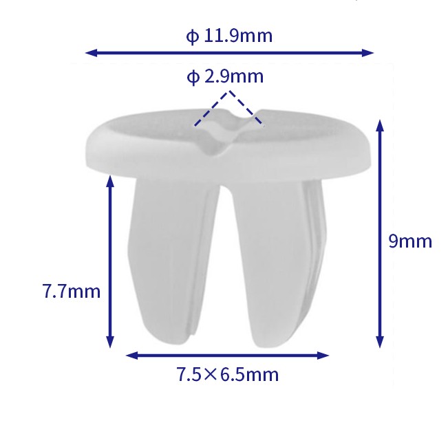 汽车卡扣紧固件(100个/包) Hyundai:14910-04000 (Automotive Clip Fastener)