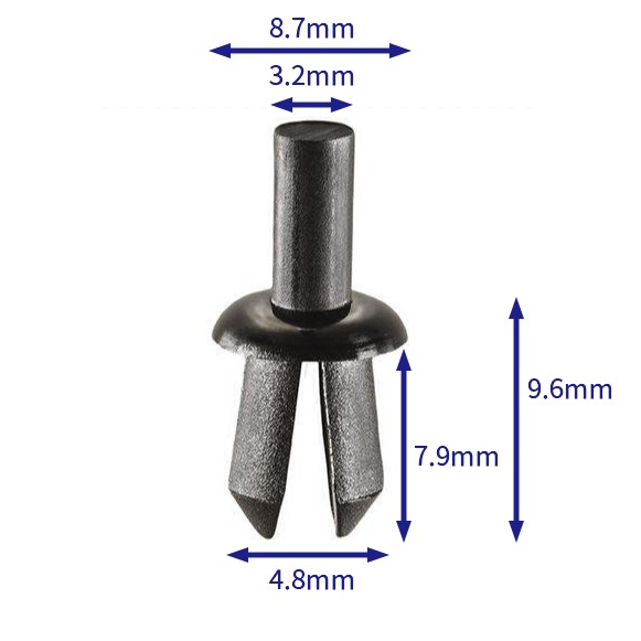 汽车卡扣紧固件(100个/包) BMW:51478166992 (Automotive Clip Fastener)