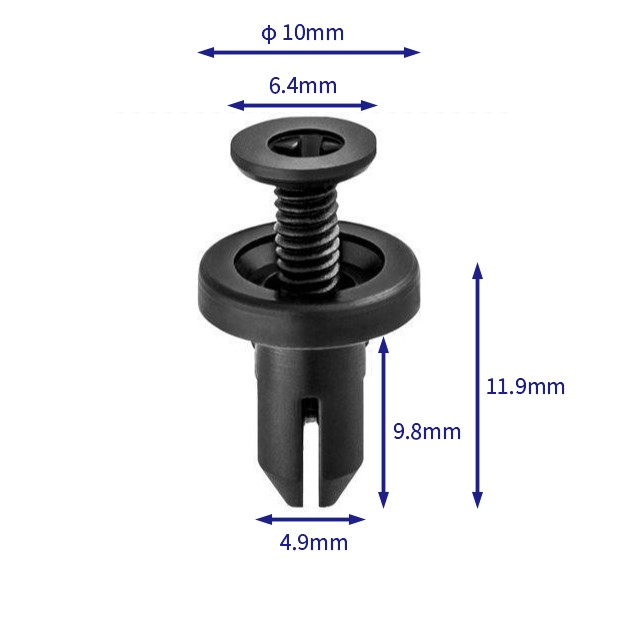 自動車バックル留め具 (100個/バッグ) mazda: ea0150037
