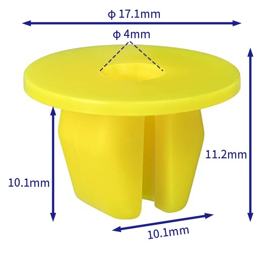 汽车卡扣紧固件(100个/包) Toyota:90189-06066 (Automotive Clip Fastener)