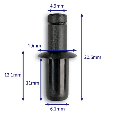 自動車バックル留め具 (100個/バッグ) mercedes-benz: a0009908492; a0009916940 (automotive clip fastener)