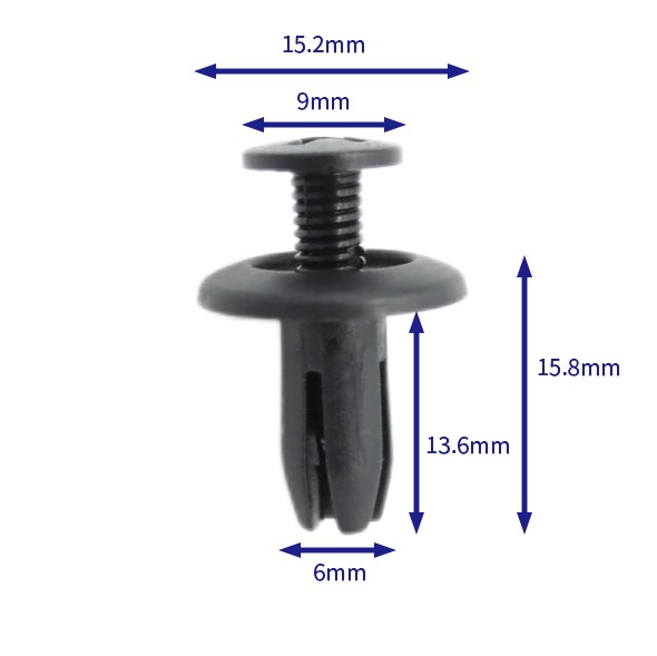 汽车卡扣紧固件(100个/包) Nissan:01553-01203 (Automotive Clip Fastener)