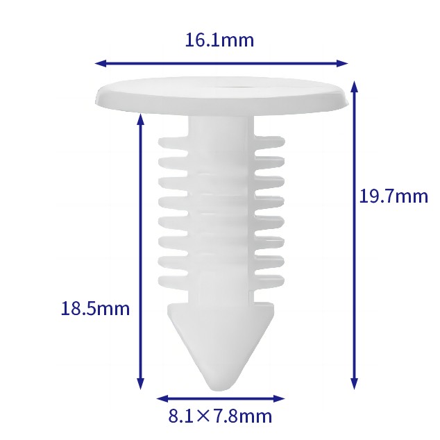 汽车卡扣紧固件(100个/包) General Motors (GM):25514221Chrysler:6003587 (Automotive Clip Fastener)
