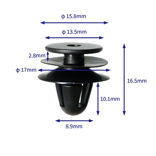汽车卡扣紧固件(100个/包) Automotive clip fasteners