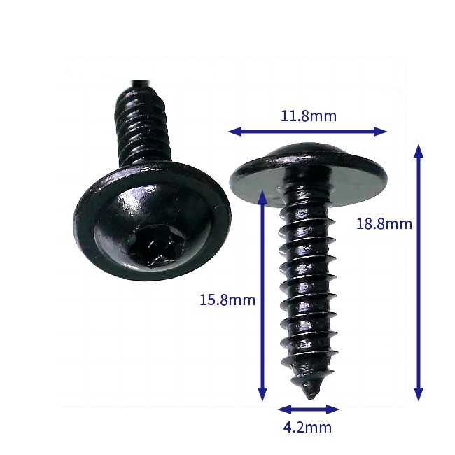汽车卡扣紧固件(100个/包) Volkswagen (VW):N90698606 (Automotive Clip Fastener)