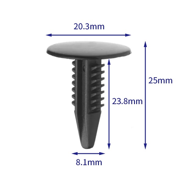 汽车卡扣紧固件(100个/包) General Motors (GM):20319841 (Automotive Clip Fastener)