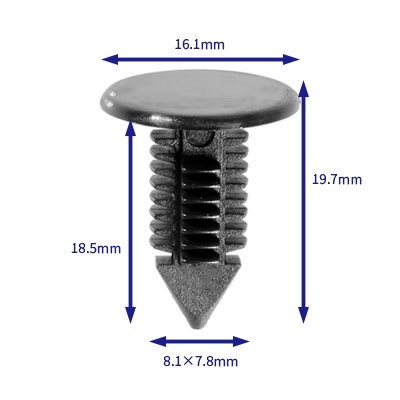 汽车卡扣紧固件(100个/包) General Motors (GM):25514221;Chrysler:6003587 (Automotive Clip Fastener)