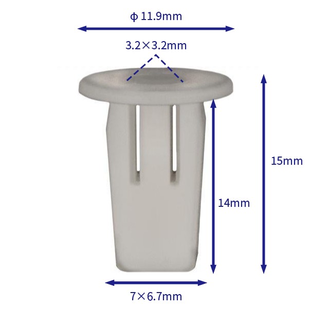 汽车卡扣紧固件(100个/包) BMW:07146976114 (Automotive Clip Fastener)