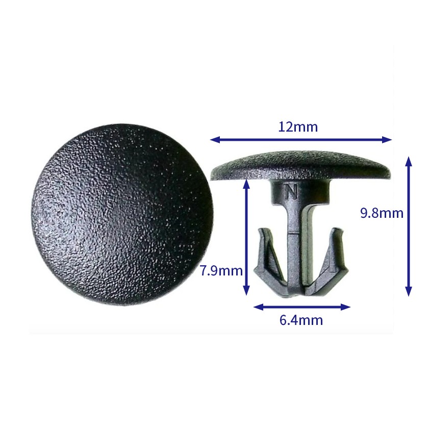 自動車バックル留め具 (100個/バッグ) honda: 90603-tz3-a01