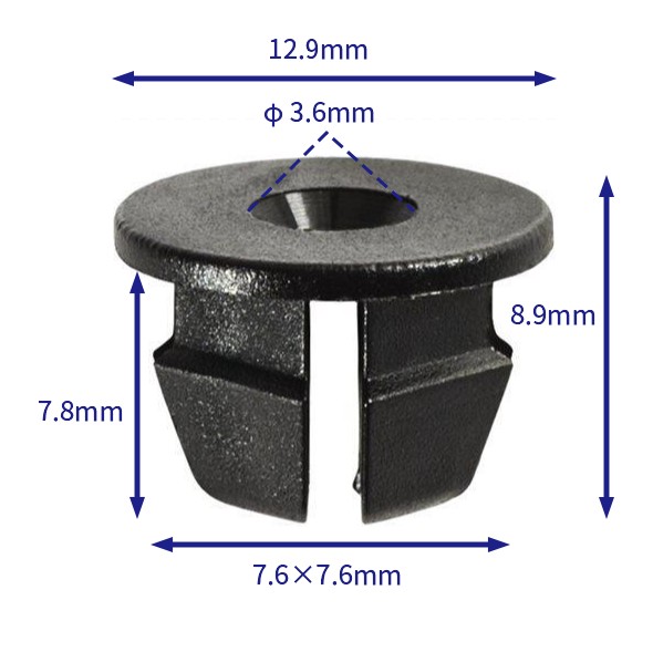 自動車バックル留め具 (100個/バッグ) volkswagen (vw):179813881