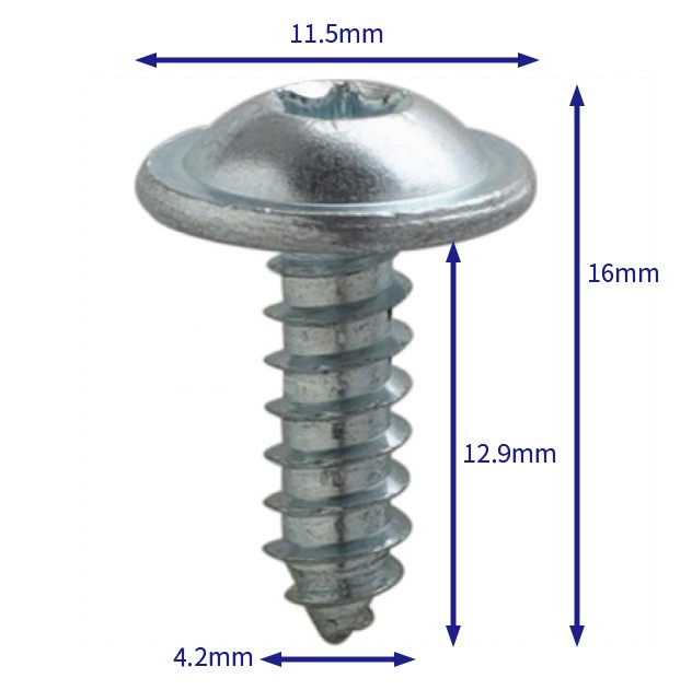 汽车卡扣紧固件(100个/包) Volkswagen (VW):N90986802 (Automotive Clip Fastener)