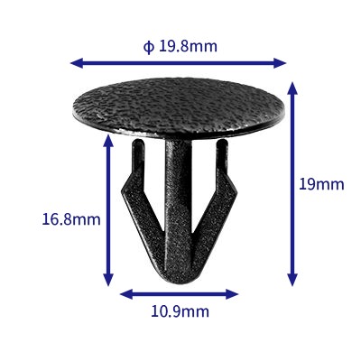 汽车卡扣紧固件(100个/包) Nissan:66860-01W01 (Automotive Clip Fastener)