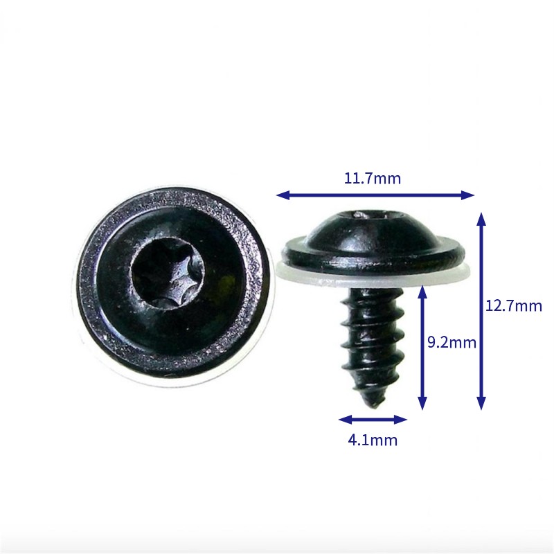 汽车卡扣紧固件(100个/包) Volkswagen (VW):WHT005348 (Automotive Clip Fastener)