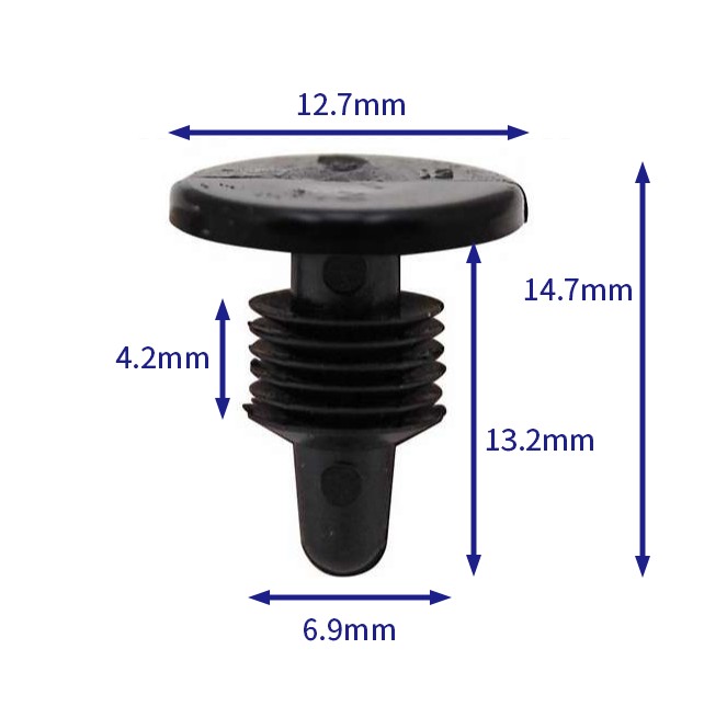 汽车卡扣紧固件(100个/包) General Motors (GM):2898909;Ford:382570-S (Automotive Clip Fastener)