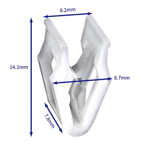 汽车卡扣紧固件(100个/包) General Motors (GM):94748652 (Automotive Clip Fastener)