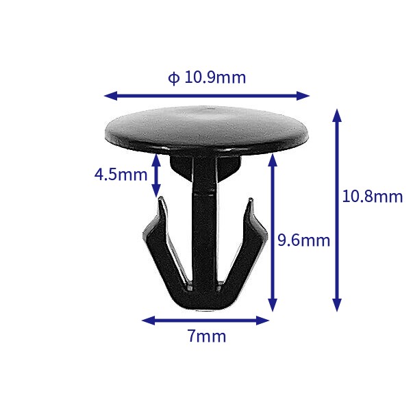 汽车卡扣紧固件(100个/包) Honda:91532-SJA-003 (Automotive Clip Fastener)