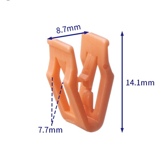 汽车卡扣紧固件(100个/包) Ford:W714972S300 (Automotive Clip Fastener)