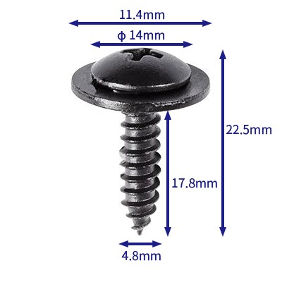 汽车卡扣紧固件(100个/包) Honda:90114-SE0-000 (Automotive Clip Fastener)