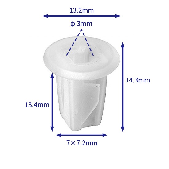 汽车卡扣紧固件(100个/包) Toyota:90189-05082 (Automotive Clip Fastener)