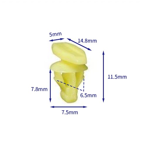 汽车卡扣紧固件(100个/包) Mazda:9065-1TP-8003; BC1D58762; 海马: BC1D58762L1; (Automotive Clip Fastener)