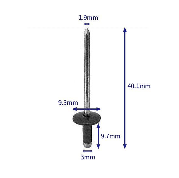 汽车卡扣紧固件(100个/包) Ford:N805759-S100 (Automotive Clip Fastener)
