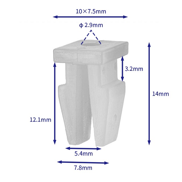 汽车卡扣紧固件(100个/包) Hyundai:86518-3M000 (Automotive Clip Fastener)