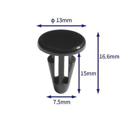 汽车卡扣紧固件(100个/包) Honda:90687-SA5-003; 90672-671-003Toyota: 90467-08008; 62653-37070; Nissan: 01553-00172; Mitsubishi: MB115492 (Automotive Clip Fastener)