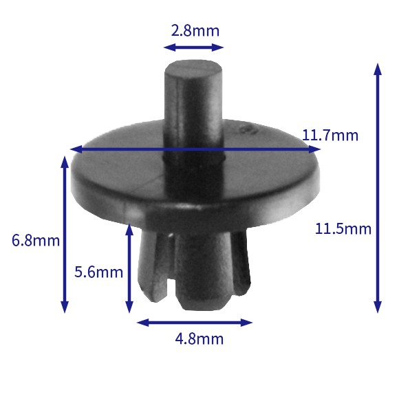 汽车卡扣紧固件(100个/包) Mercedes-Benz:A0019902292 (Automotive Clip Fastener)