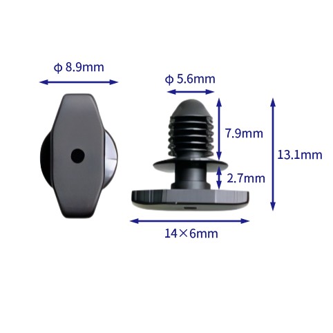 汽车卡扣紧固件(100个/包) Volkswagen (VW): 3D0823717 (Automotive Clip Fastener)