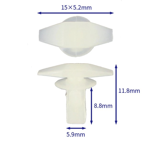 汽车卡扣紧固件(100个/包) Mazda:G031-58-762;Toyota:67867-89103;97868-89101;Ford:E7GZ-6120586-B;Hyundai:86438-2B000 (Automotive Clip Fastener)