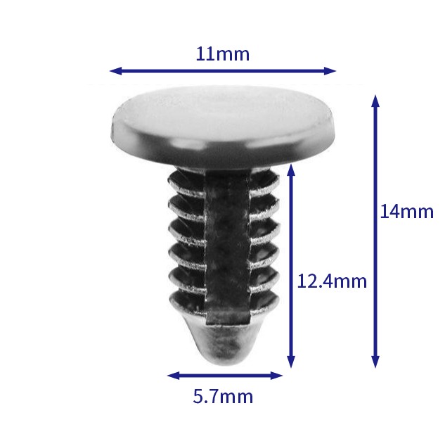 汽车卡扣紧固件(100个/包) Mercedes-Benz:A0029973386 (Automotive Clip Fastener)
