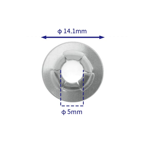 汽车卡扣紧固件(100个/包) Hyundai:86655-17000 (Automotive Clip Fastener)