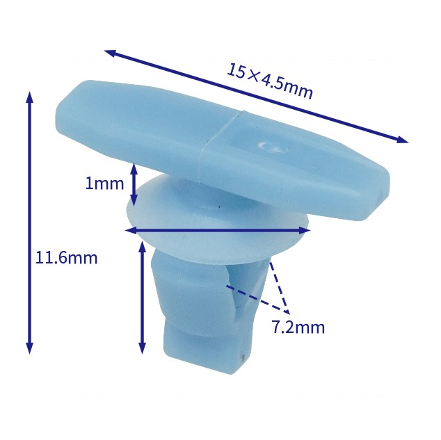 汽车卡扣紧固件(100个/包) Honda:90651-TP8-003 (Automotive Clip Fastener)