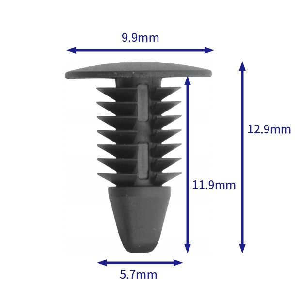 汽车卡扣紧固件(100个/包) General Motors (GM):4658887 (Automotive Clip Fastener)