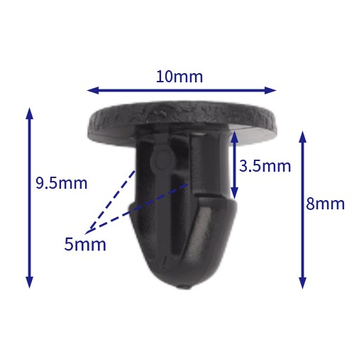 汽车卡扣紧固件(100个/包) Subaru:90826FA000; Nissan: 0155308961; Honda: 91520-SCC-003 (Automotive Clip Fastener)