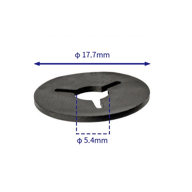 汽车卡扣紧固件(100个/包) Volkswagen (VW):6N0129355 (Automotive Clip Fastener)