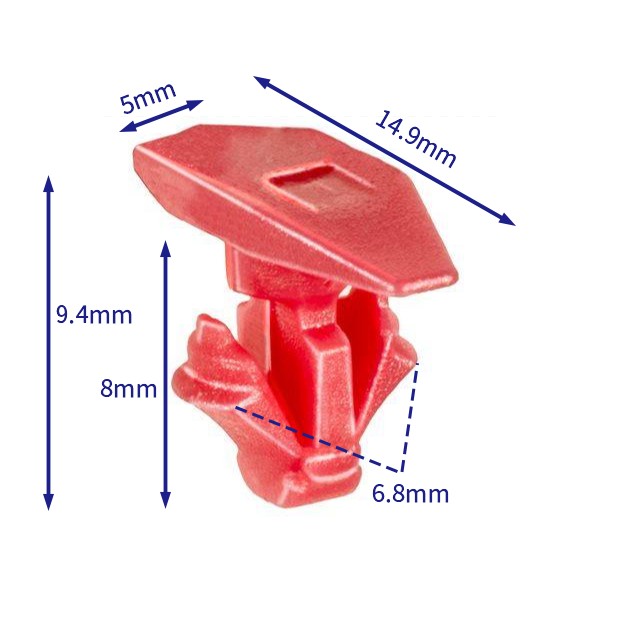 汽车卡扣紧固件(100个/包) Hyundai:877562W000 (Automotive Clip Fastener)