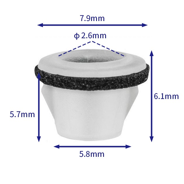 汽车卡扣紧固件(100个/包) Mazda:LA0151958 (Automotive Clip Fastener)