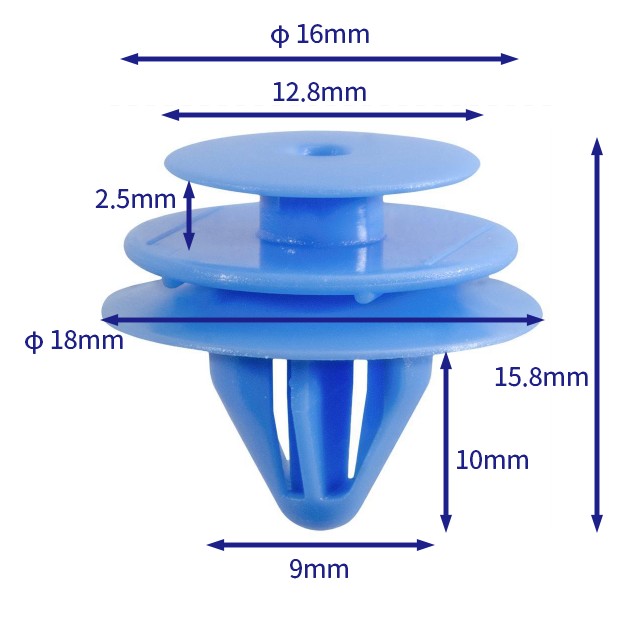 汽车卡扣紧固件(100个/包) Nissan:01553-09131 (Automotive Clip Fastener)