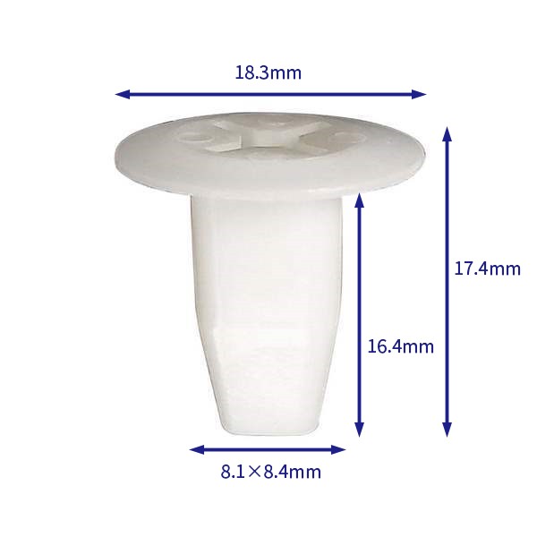 汽车卡扣紧固件(100个/包) Toyota:90189-06104 (Automotive Clip Fastener)