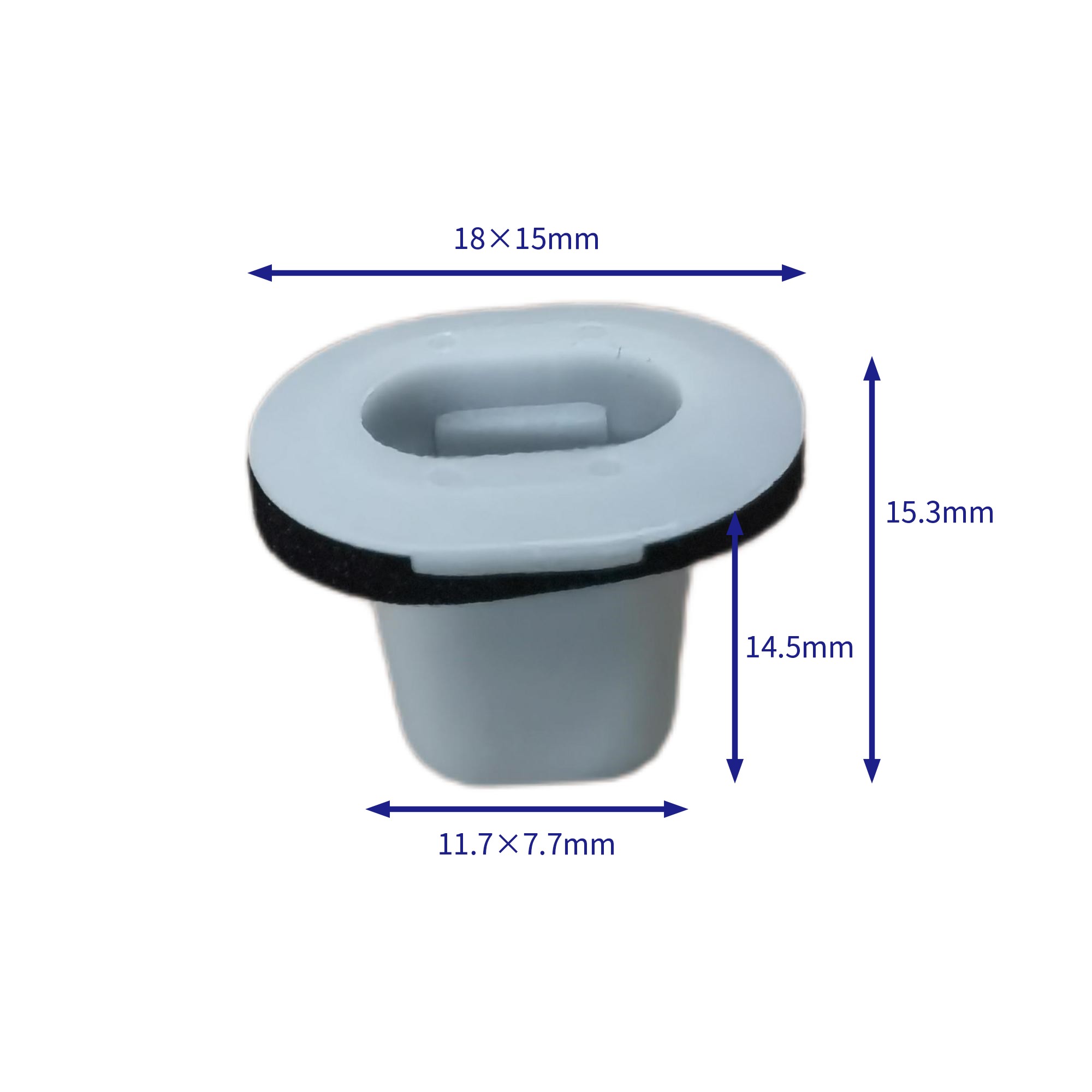 自動車バックル留め具 (100個/バッグ) honda: 90650-szt-003