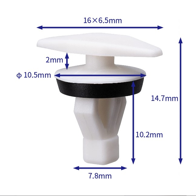 Фольксваген (VW):8E0837485D (Automotive Clip Fastener)