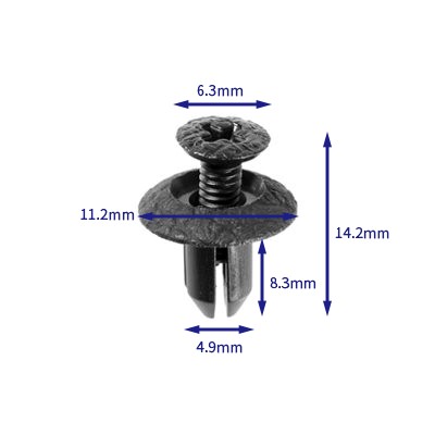 汽车卡扣紧固件(100个/包) Toyota:90467-05063-C0 (Automotive Clip Fastener)