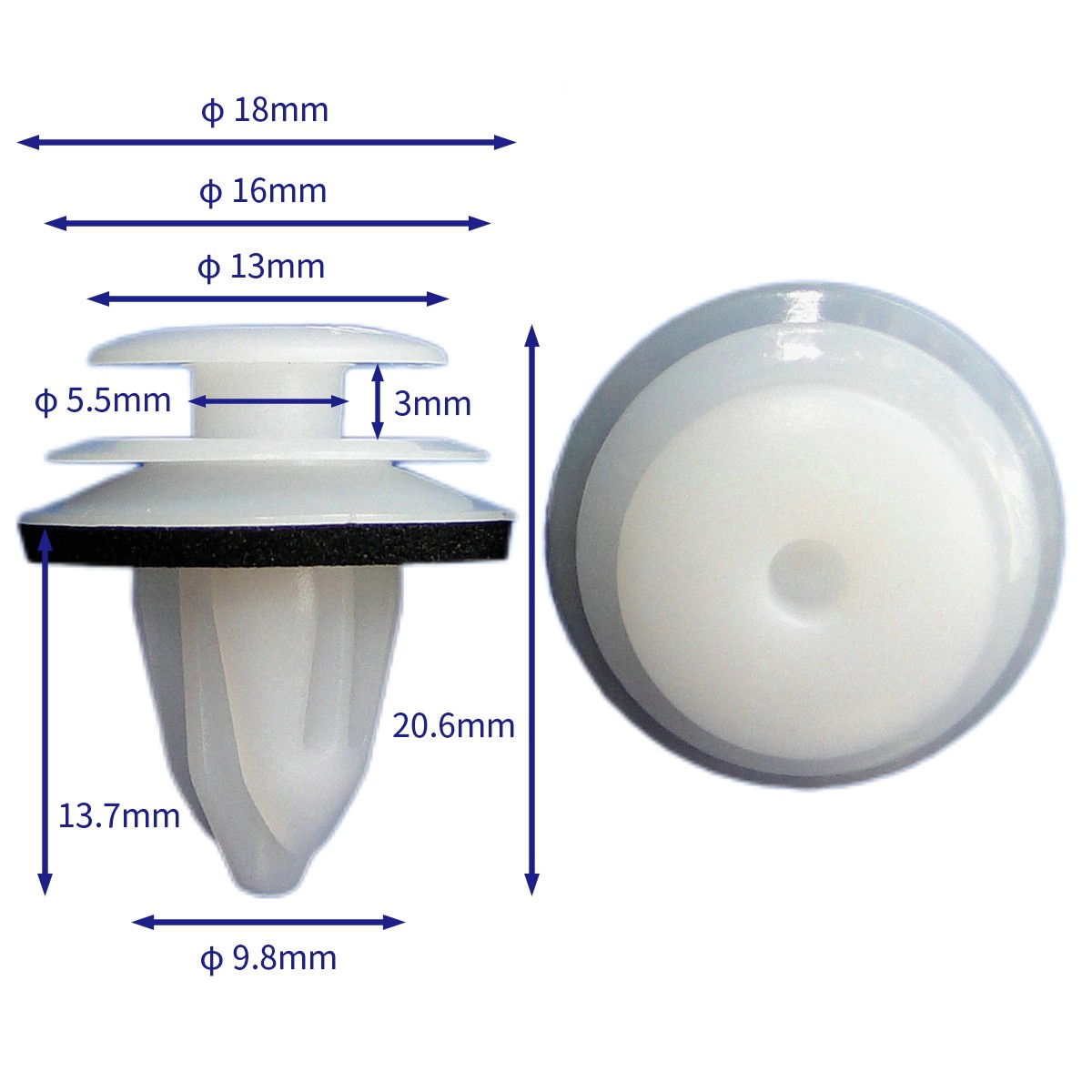 汽车卡扣紧固件(100个/包)